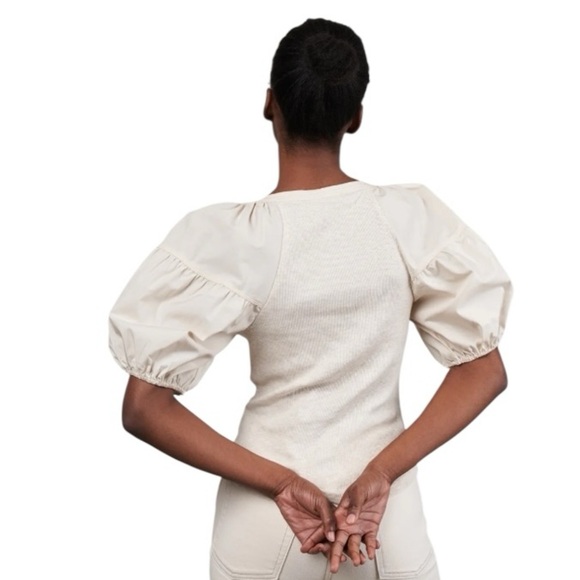 Ulla Johnson - Cream Puff Sleeve
Harlowe Pullover Blouse Sz S - Picture 3 of 12